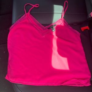 pink forever 21 loose cami